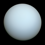 Uranus as viewed by Voyager 2