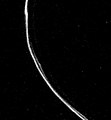 Voyager 1 image of Saturn's F ring