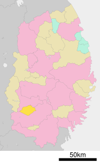 金ケ崎町位置図