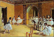 "Foyer de dansa a l'Òpera de la rue Le Peletier", (Museu d'Orsay)