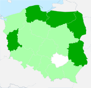 Występowanie widlicza cyprysowego w Polsce.