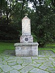 Framsidan av Gustaf III:s monument.