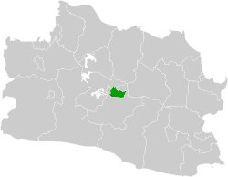 vị trí của Bandung in Indonesia