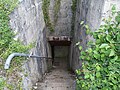 Steps leading to bunker 15m underground