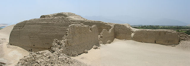 Pirámide principal de la fortaleza de Pañamarca