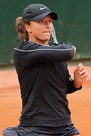 Iga Świątek, campeona individual femenina de 2024. Fue su quinto título de Grand Slam y el cuarto en el Abierto de Francia.