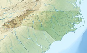 Voir sur la carte topographique de Caroline du Nord