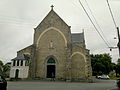 Église Saint-Saturnin : la façade.