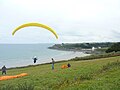 Saint-Nic : parapente près de Pentrez sur le site de Cameros.