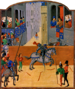 Torneo en el que encontró la muerte Juan de Beaumont, 1342.