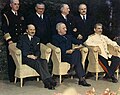 艾德礼、杜鲁门和斯大林在波茨坦会议上。