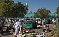 Markt und Minibusplatz Dongola