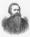 German philosopher Eduard von Hartmann (1842–1906), around 1875. Wood engraving after a photography by Julius Cornelius Schaarwächter