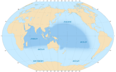 A região do Indo-Pacífico[2] e sul do Pacífico Ocidental[3] (no mapa) é o habitat da espécie L. millepeda.