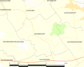 Poziția localității Bossendorf