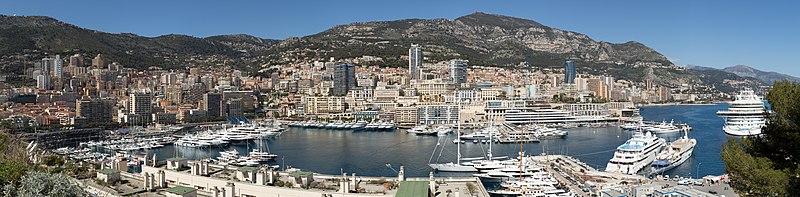 Panoramski pogled na Monako