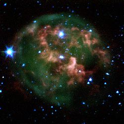 NGC 246, Telescópio Espacial Spitzer