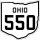 State Route 550 marker