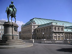 Le Staatsoper, où se tient une fois par an le bal de l'opéra de Vienne.
