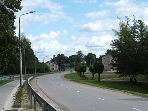 Riga street in Baldone