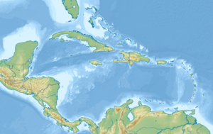 Острів Тобаго. Карта розташування: Кариби
