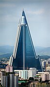 Hotel Ryugyong em Pyongyang, Coreia do Norte, 2011