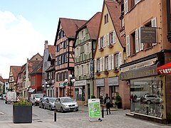 Small shops in the old town.