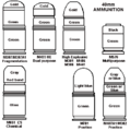 40mm ammunition line drawing