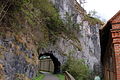 Nordportal des Thörler Tunnels nach Abtragung der Gleise (Sep. 2013)