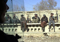 Northern Alliance troops in Mazar-e Sharif