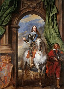 Karl I. mit M. de St. Antoine, Ölgemälde von Anthonis van Dyck, 1633 (Windsor Castle)