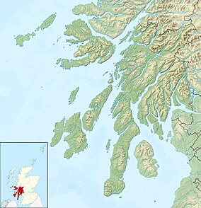 Map showing the location of Loch Sween MPA