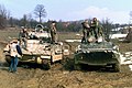 BTR-80 APC and Bradley IFV