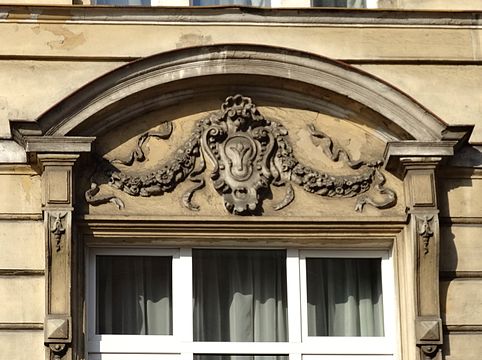 Pediment detail