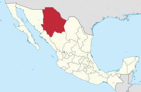 Poziția localității Chihuahua