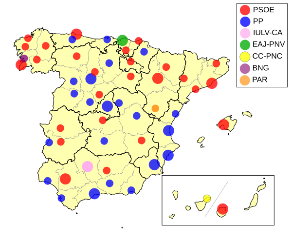 Elecciones municipales de España de 2007