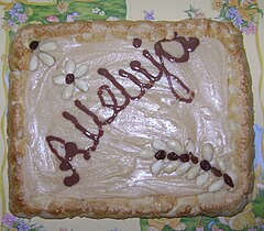 Polish Easter cake Mazurek