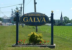 Skyline of Galva