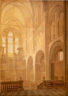 Adolph Wegelin, Intérieur de l'ouest de l'église Saint-Martin de Cologne