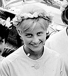 Gunilla Knutsson som Fröken Sverige 1961.