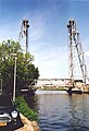 Lift brig at Waddinxveen crossin the Gouwe.