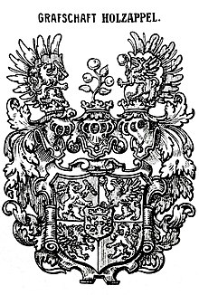 Wappen des ersten Grafen und der Grafschaft Holzappel