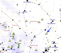 Map showing the location of M107