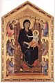 Duccio di Buoninsegna, h. 1285, La Madonna Rucellai, Uffizi (Florencia).