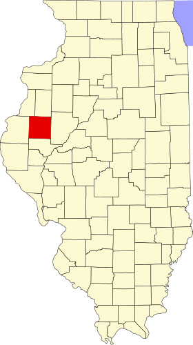 Localisation de Comté de McDonough(McDonough County)