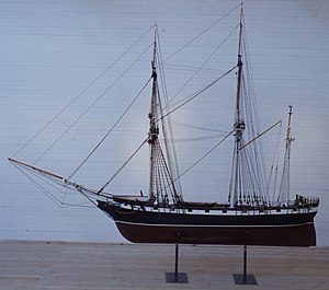 Modell av Carlskrona på Marinmuseum i Karlskrona.