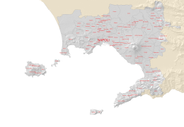 Città metropolitana di Napoli – Mappa