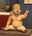 A ceramic figurine showing typical "baby-face" characteristics, Raclin Murphy Museum of Art