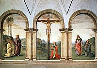 La Crucifixion, église Santa Maria Maddalena dei Pazzi, Florence (1496).