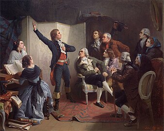Rouget de l’Isle chantant La Marseillaise (1849), musée historique de Strasbourg.